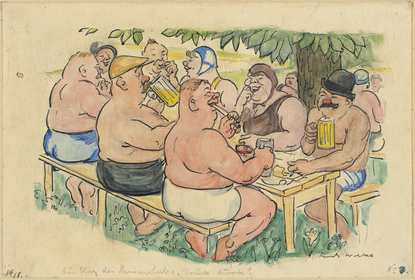 Erich Wilke, Ausflug des Stemmklubs Drück durch