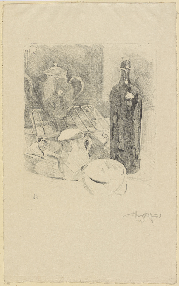 Heinrich Wolff, Stillleben, 1909