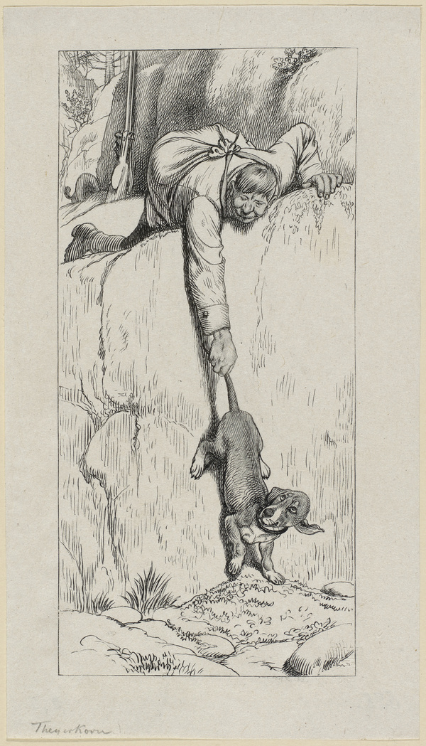 Adolf Oberländer, Der schlaue Dackel, Fliegende Blätter Nr. 2572 (1894)