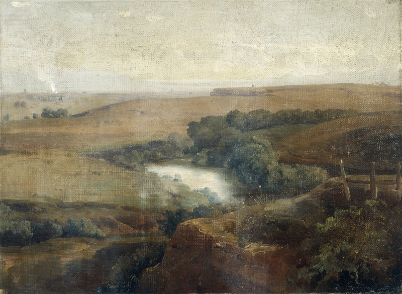 Friedrich Preller der Ältere, Die Pontinischen Sümpfe, um 1860