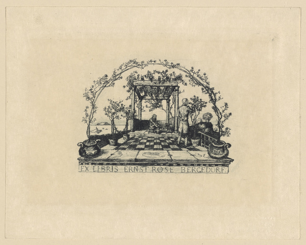 Albert Welti, Ex Libris Ernst Rose Bergedorf