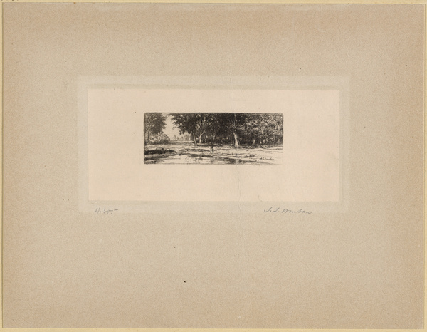 Sion Longley Wenban, Am Rande eines Laubwaldes