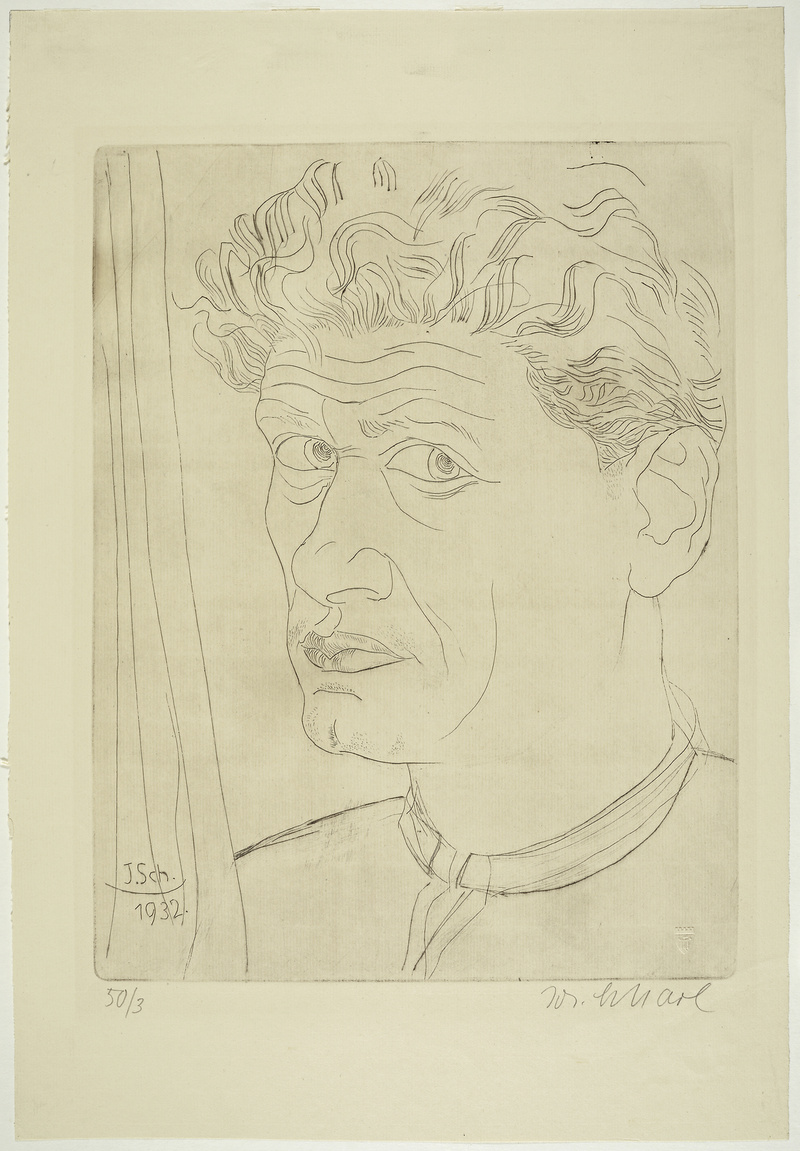 Josef Scharl, Selbstbildnis, 1932