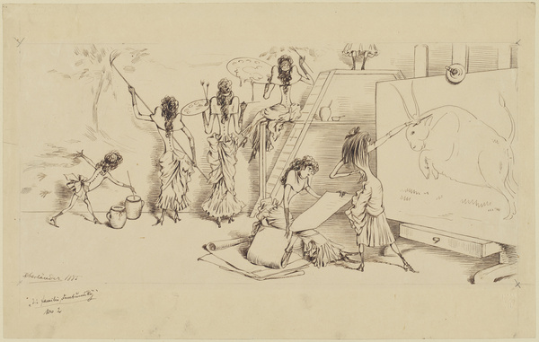 Adolf Oberländer, Die Familie Dembumsky No 2, 1885