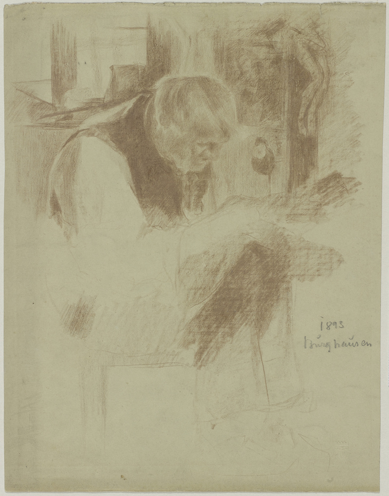 Melchior Kern, In der Werkstatt, 1893