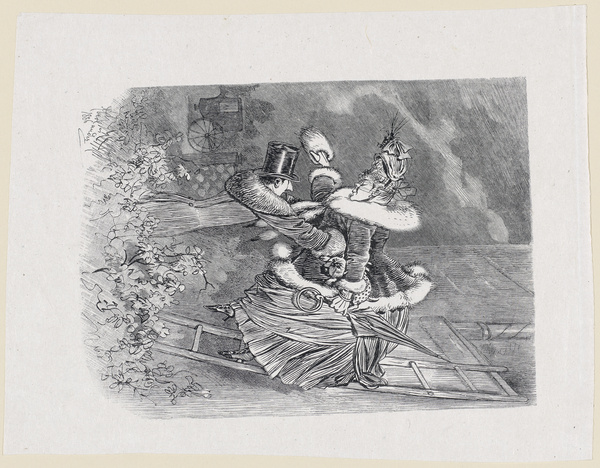 Adolf Oberländer, Schreckliches Unglück, 1886