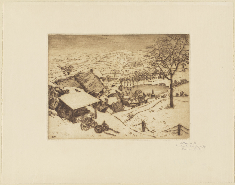 Werner Peiner, Winterlandschaft