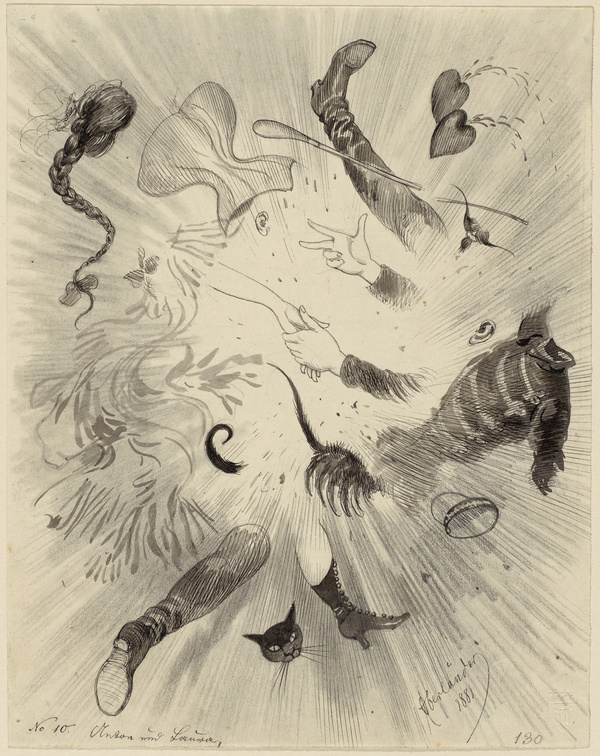 Adolf Oberländer, Anton und Laura oder Der böse Ingenieur, 1881