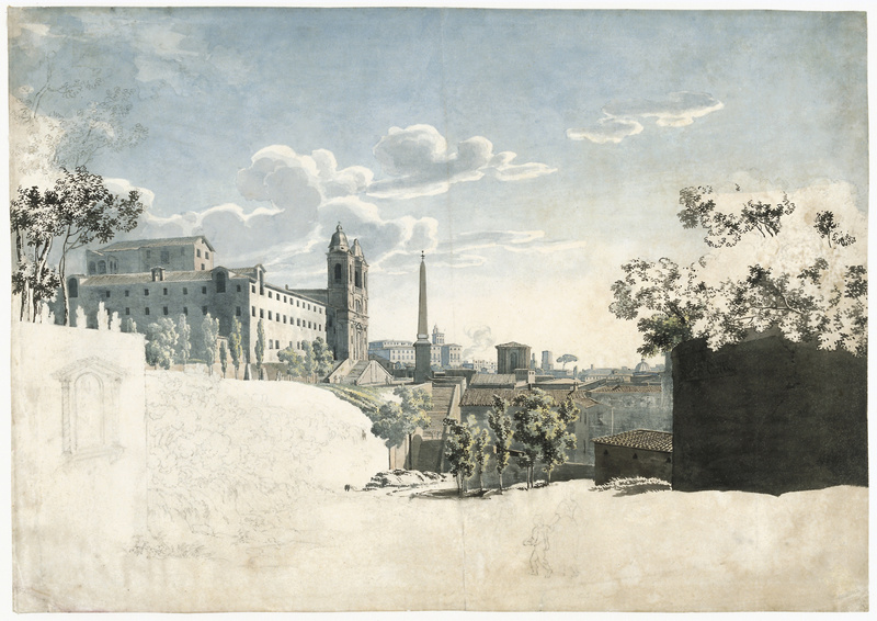 Heinrich Reinhold, S. Trinità dei Monti, Rom, n. d.