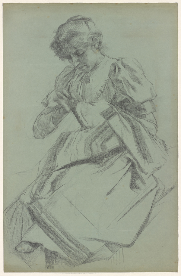 Peter von Halm, Die Frau des Künstlers: Katharina (geb. Müller, Schwester Georg Müller)