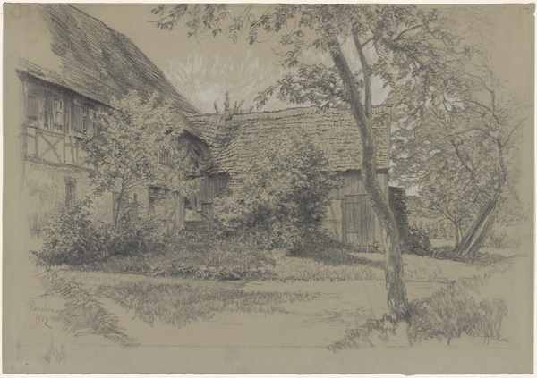Peter von Halm, Bauernhaus in Reichenau, 1912