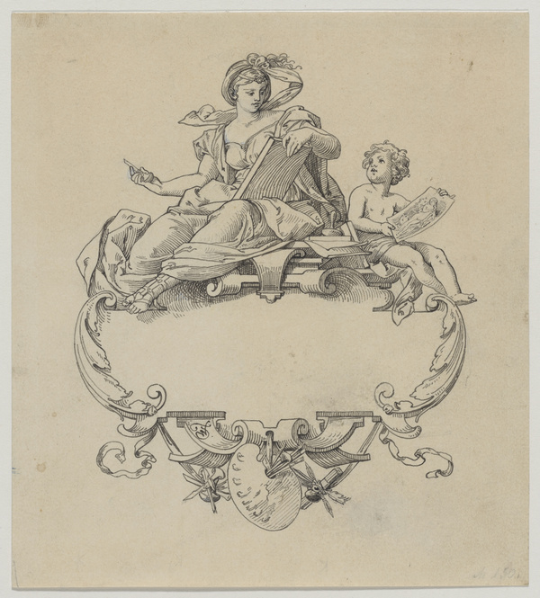 Joseph Watter, Allegorie der Malerei und der schönen Künste