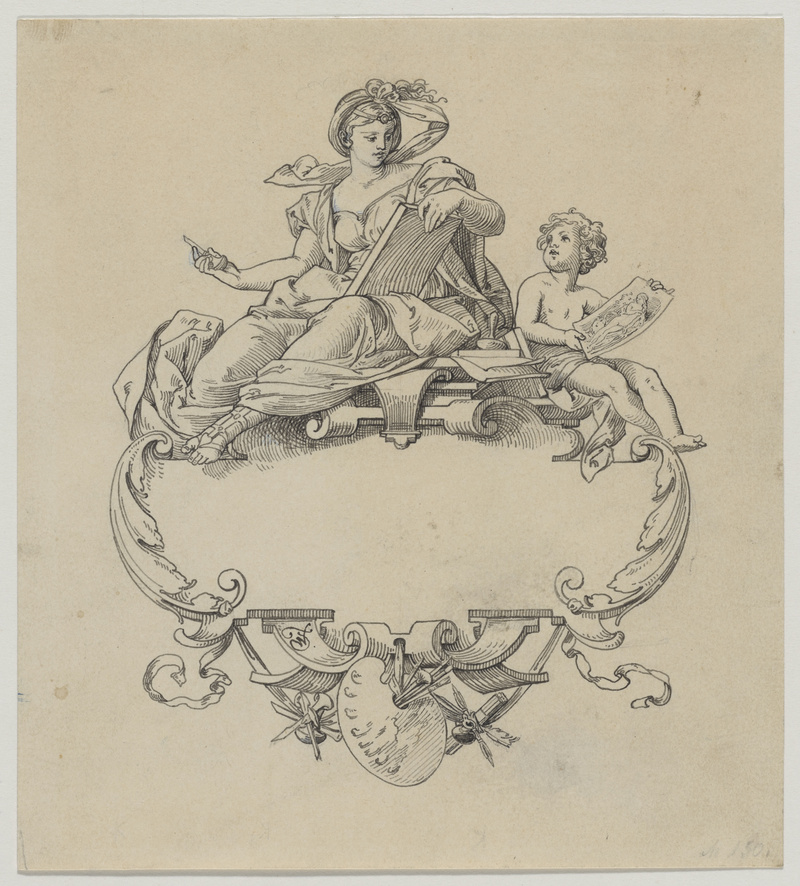 Joseph Watter, Allegorie der Malerei und der schönen Künste