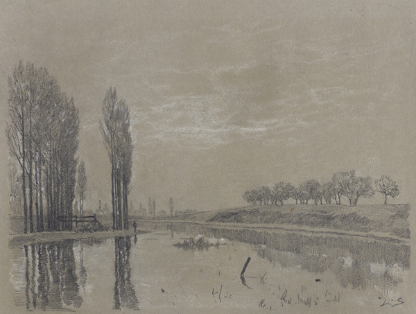 Leopold Schönchen, Kanal bei Karlsruhe