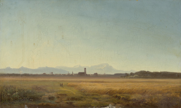 Anton Zwengauer, Blick auf München, undatiert