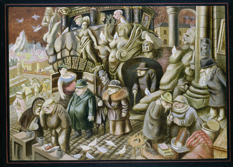 Karl Hubbuch.
München, ca. 1933/1935.
Städtische Galerie im Lenbachhaus und Kunstbau München
© Karl Hubbuch-Stiftung / Städtische Galerie Karlsruhe 2020