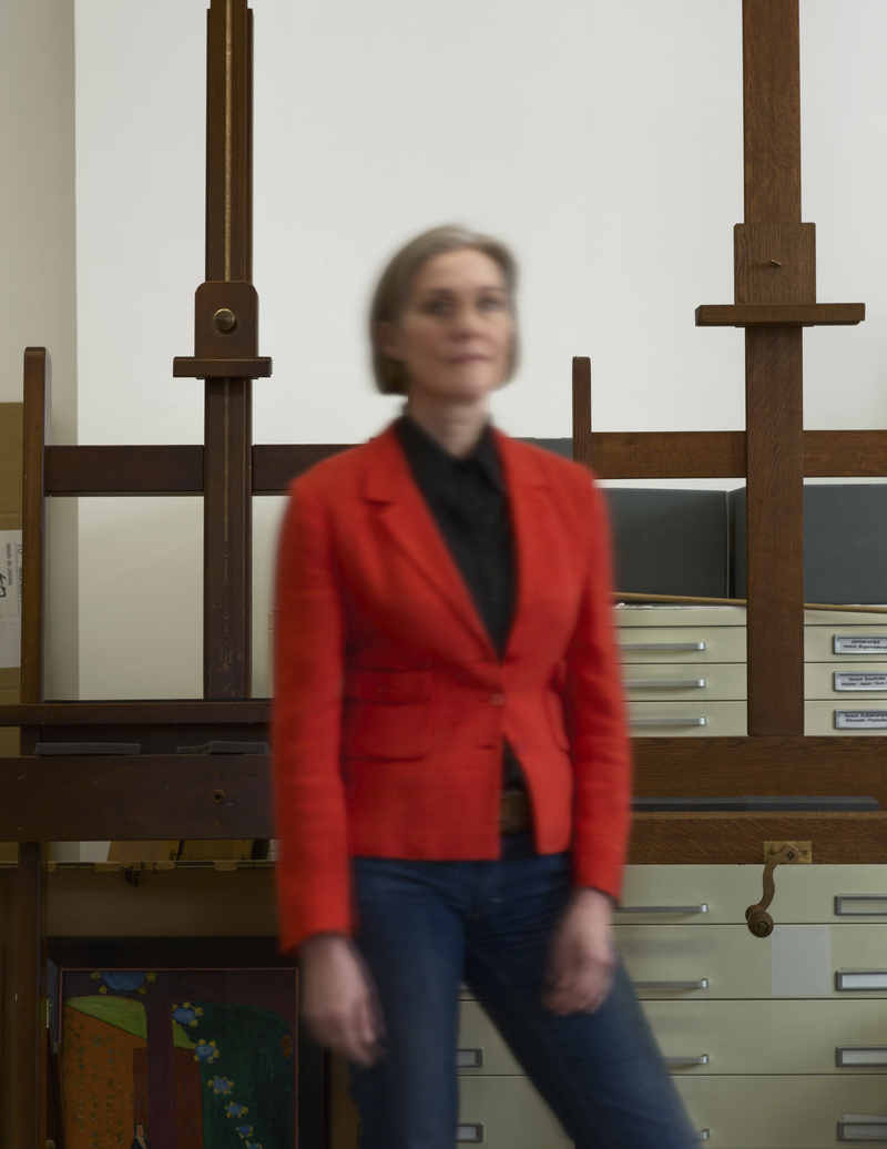 Michael Wesely, Iris Winkelmeyer (12.02 - 12.07 Uhr), 27.3.2013 Restauratorin Lenbachhaus, 2013 Michael Wesely, Iris Winkelmeyer (12.02 - 12.07 Uhr), 27.3.2013 Restauratorin Lenbachhaus, 2013