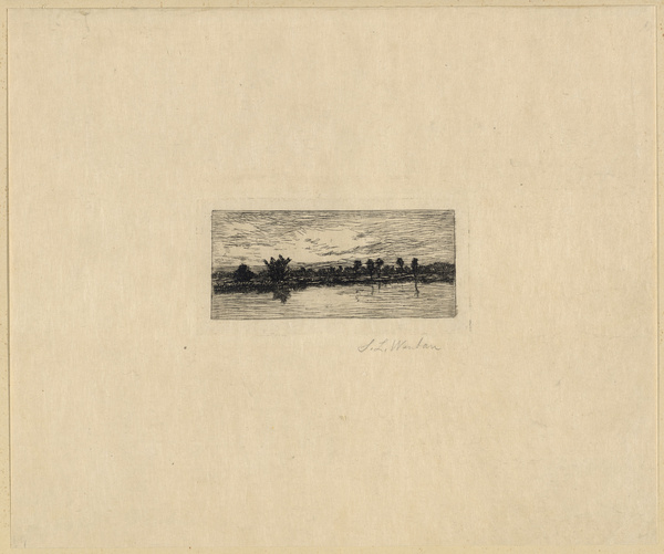 Sion Longley Wenban, See bei Abendstimmung