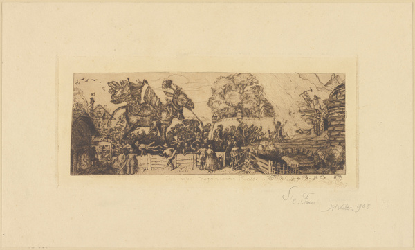 Albert Welti, Das trojanische Roß, 1905