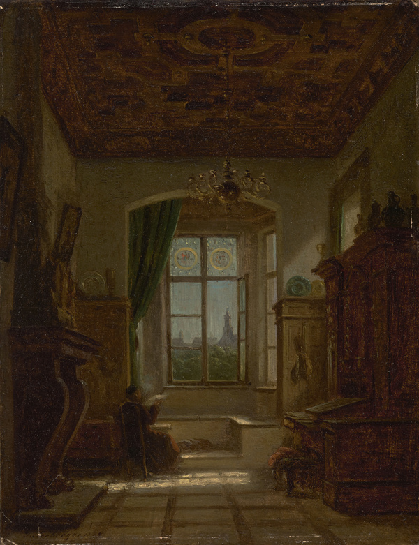 Gustav Seeberger, Interieur, 1875