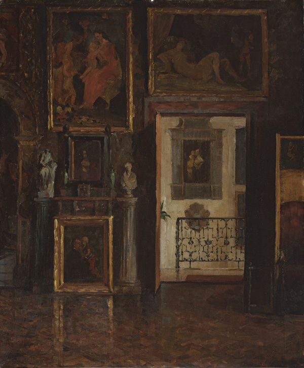 Charles Vetter, Im Atelier von Franz von Lenbach, 1927 (?)