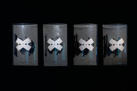 Ausstellungsansicht, Franz Wanner. Eingestellte Gegenwarten, Städtische Galerie im Lenbachhaus und Kunstbau München 2026. Foto: Ernst Jank © Franz Wanner