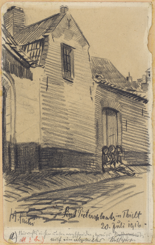 Josef Andreas Sailer, Sint Pietersplaats in Thielt, 1916
