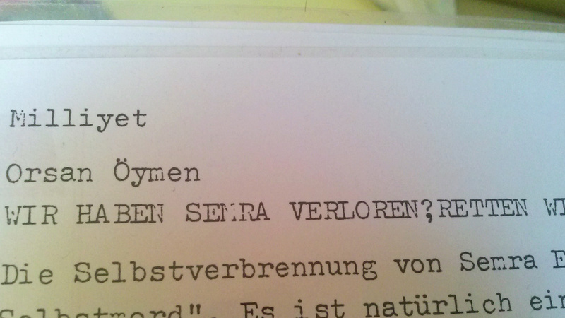 Cana Bilir-Meier, Semra Ertan, 2013