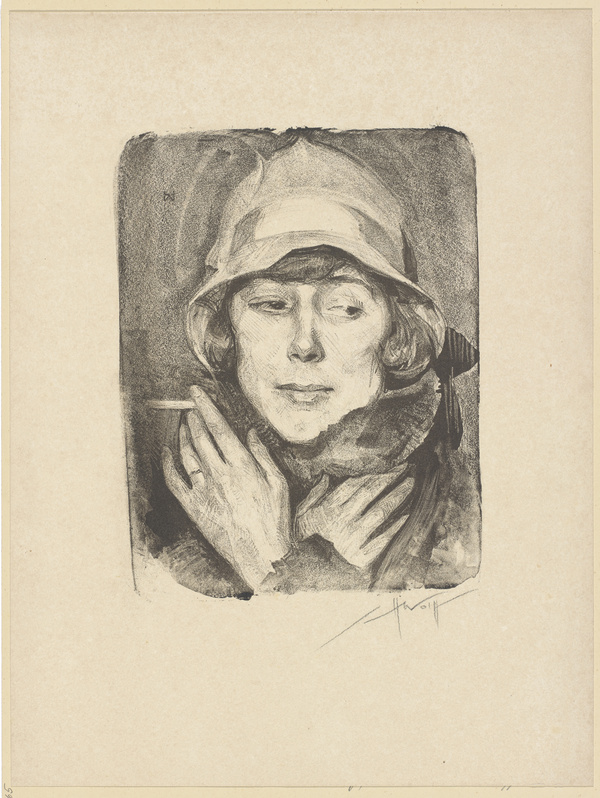 Heinrich Wolff, Bildnis einer Tänzerin