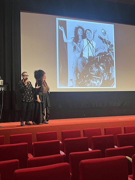 Filmscreening, Playing with Fire, Beth Stephens and Annie Sprinkle, Buntes Garten Ciao, Lenbachhaus Munich, 2026. 