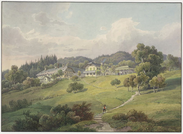 Wilhelm Scheuchzer, Vue de la Métairie de Kaltenbrunn