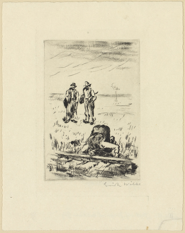 Erich Wilke, Illustration zu Knut Hamsun's Vagabondage