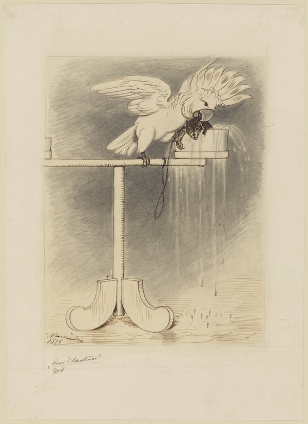 Adolf Oberländer, Ami und der Kakadu, 1896