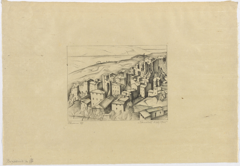 Alexander Kanoldt, Olevano VII, 1924