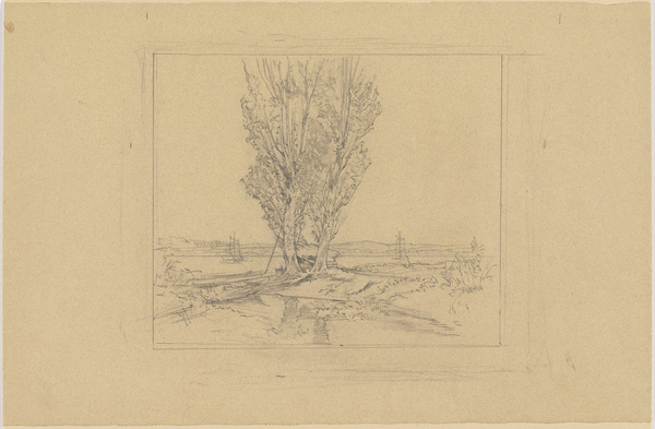 Peter von Halm, Flußlandschaft