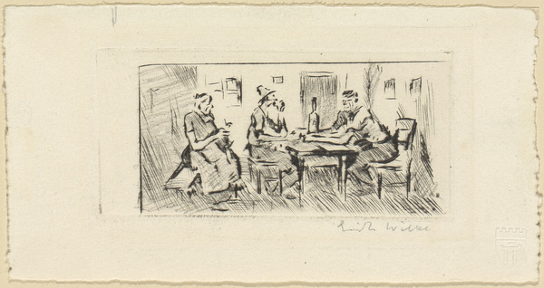 Erich Wilke, Vignette zu Knut Hamsun's Abenteuer Vagabondage