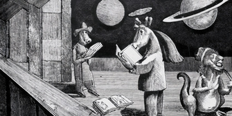 Reading Group im glitch bookstore und im Lenbachhaus