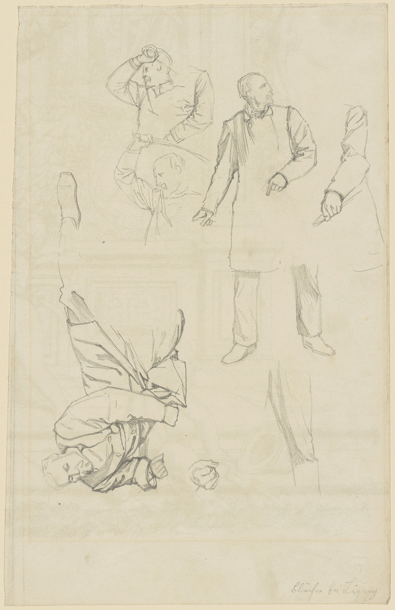 Wilhelm Lindenschmit der Jüngere, Blücher bei Ligny