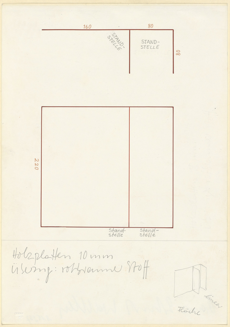 Franz Erhard Walther, Vierteilige Raumarbeit