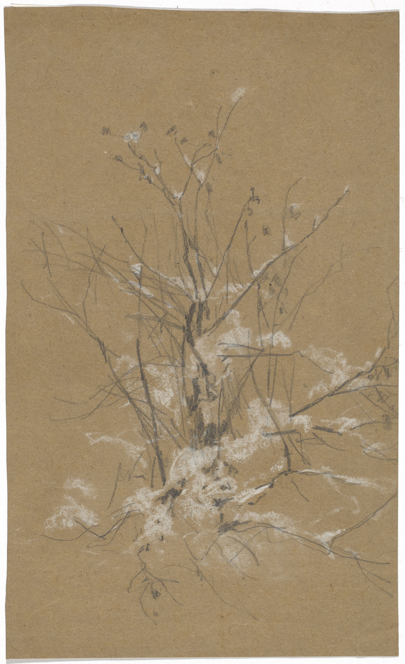 Otto Gebler, Verschneiter Busch