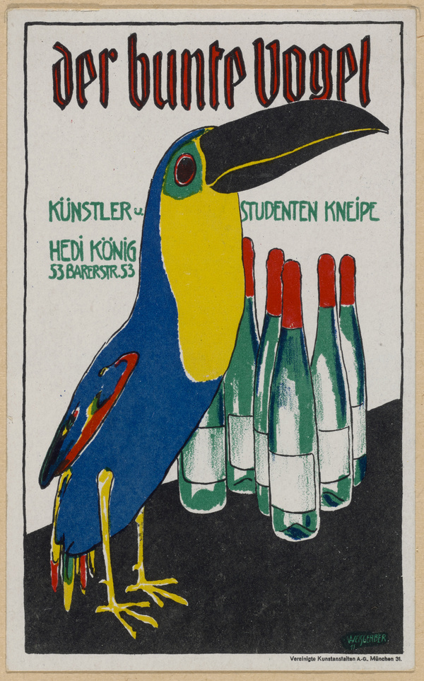 Albert Weisgerber, Der bunte Vogel, 1911