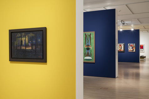 Installation Shot, Auguste Herbin, Lenbachhaus Munich, 2025. Photo: Lukas Schramm, Lenbachhaus