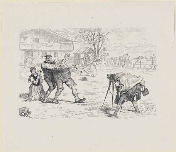 Adolf Oberländer, Die Maler auf dem Lande, Oberländer-Album VIII, 24