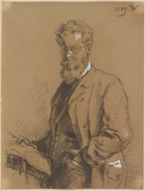 Josef Wenglein, Selbstbildnis 1889, 1889