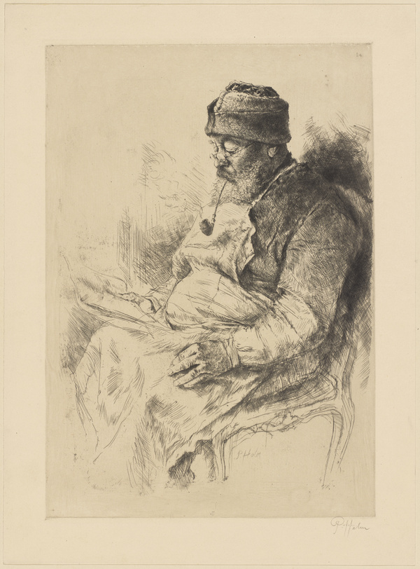 Peter von Halm, Der Vater des Künstlers, 1892