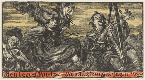 Alois Kolb, Teniers Kneipe - Künstler Sänger Verein 1900