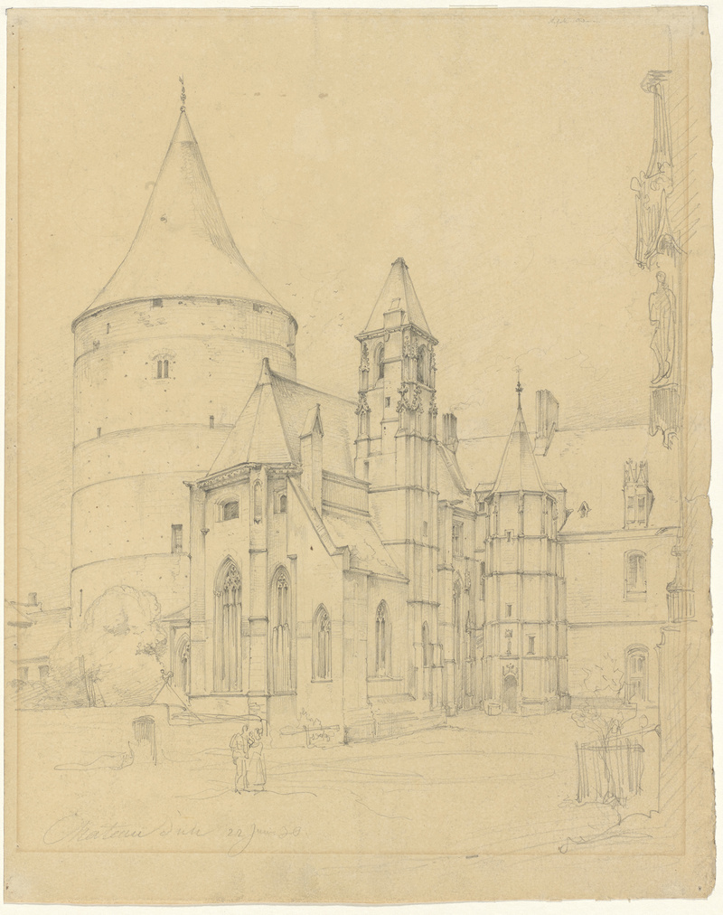 Wilhelm Gail, Architekturzeichnung Kirche