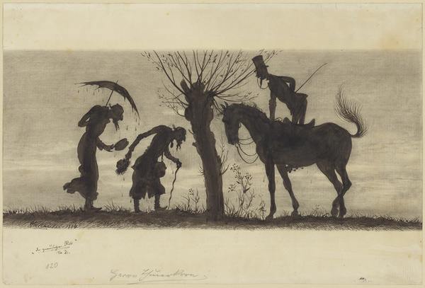 Adolf Oberländer, Der grausige Ritt No 2., 1884