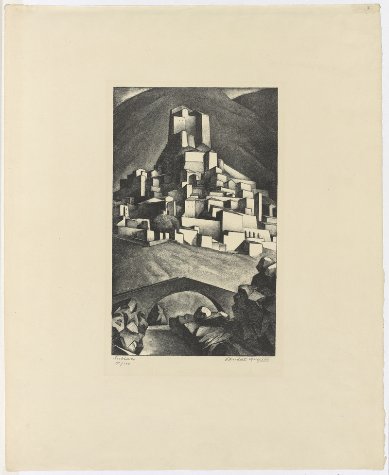 Alexander Kanoldt, Subiaco, 1924