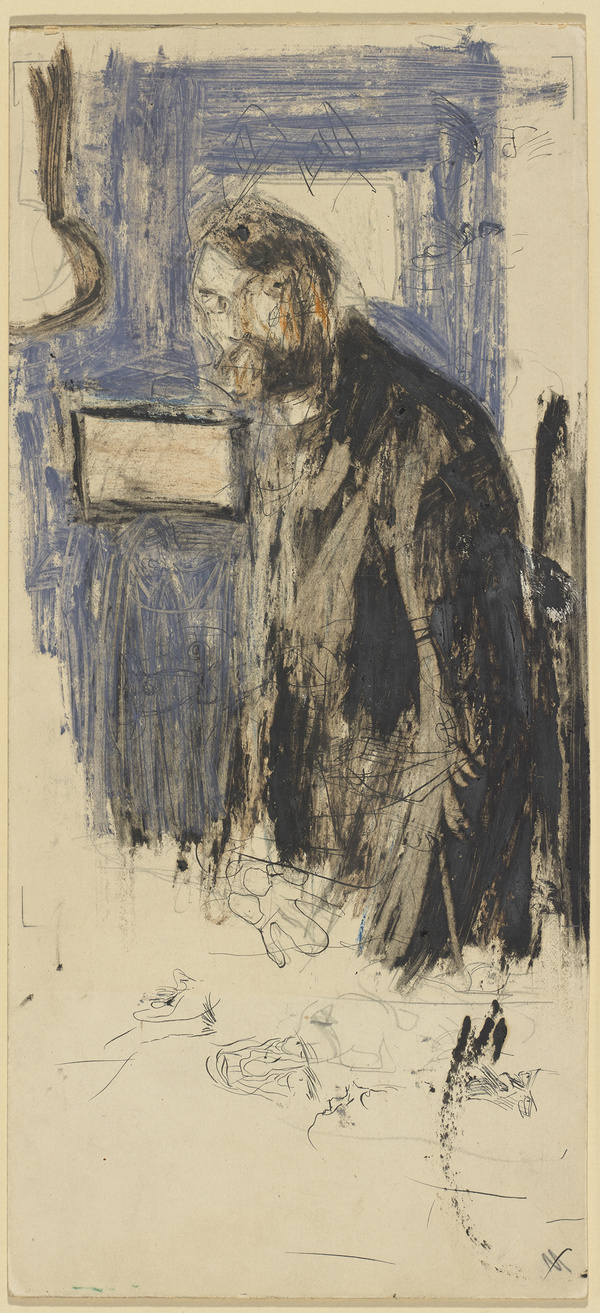 Rudolf Wilke, Selbstbildnis im Atelier